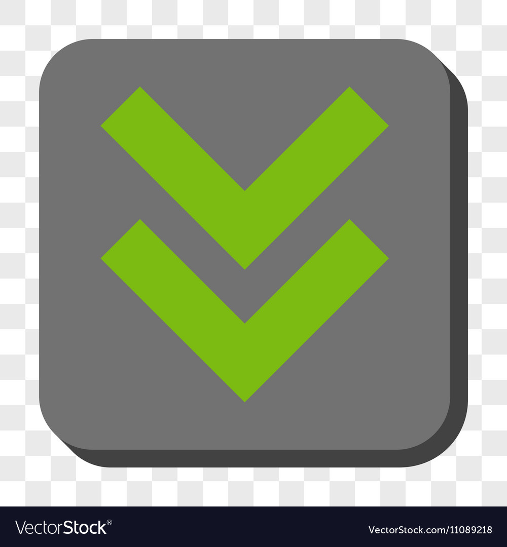 Shift down rounded square button