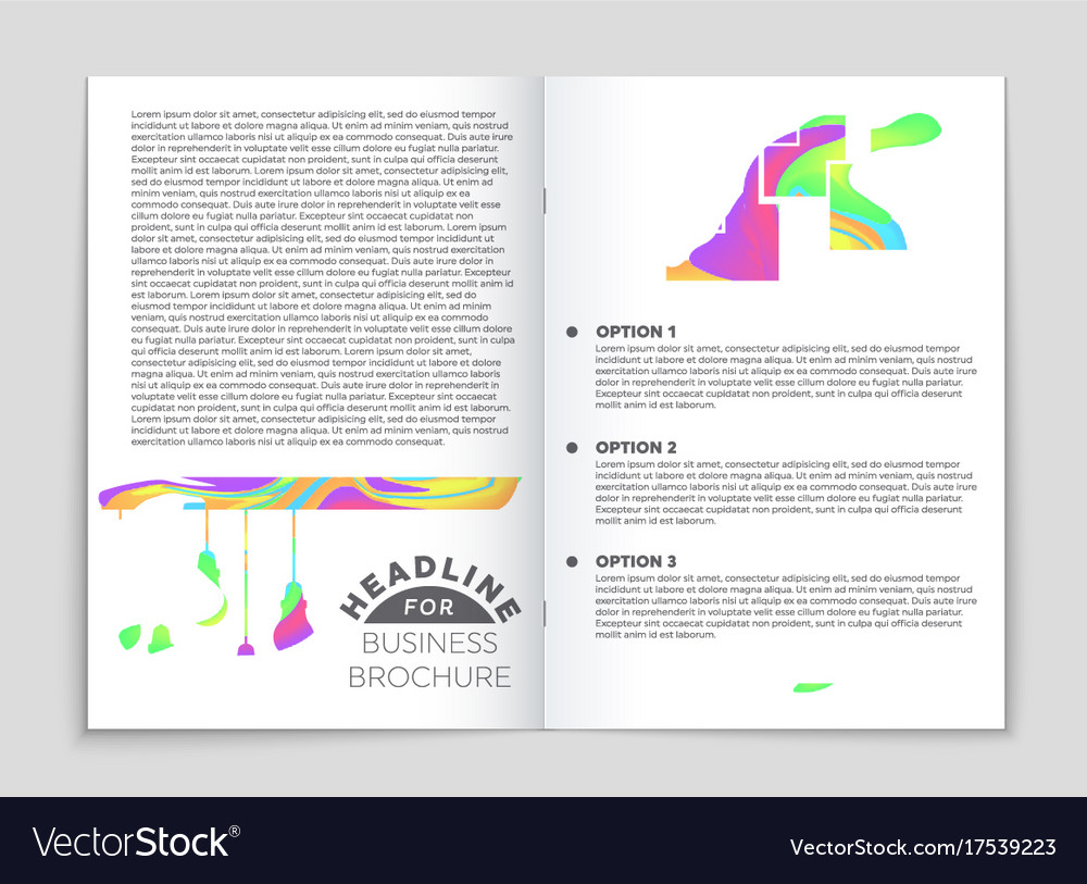 Abstract layout background set for art