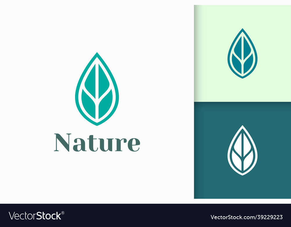 Beauty or health logo in abstract and minimalist