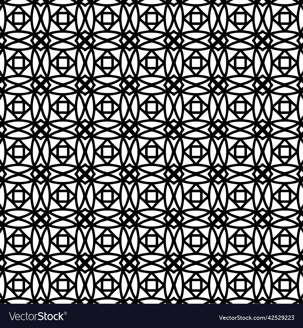 Black and white pattern with round triangular