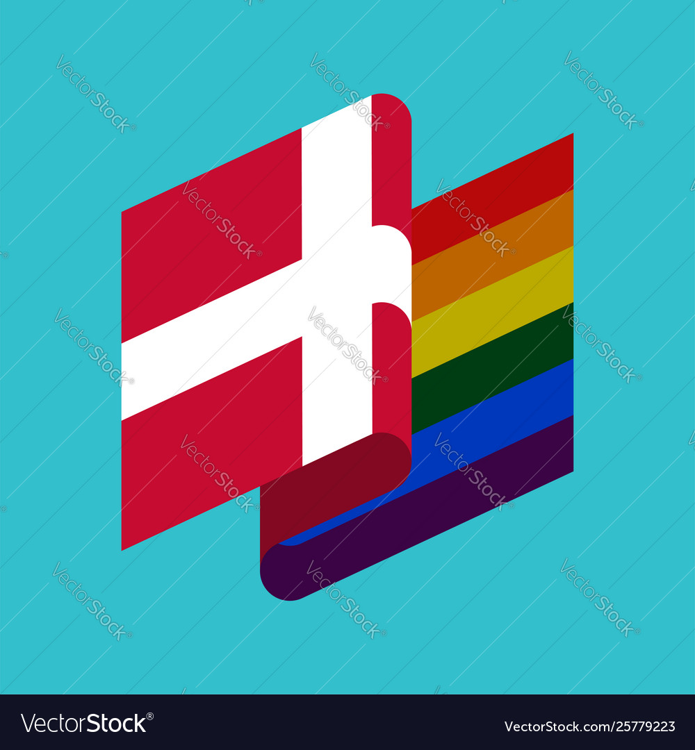 Dänemark lgbt flag danish symbol tolerant homo