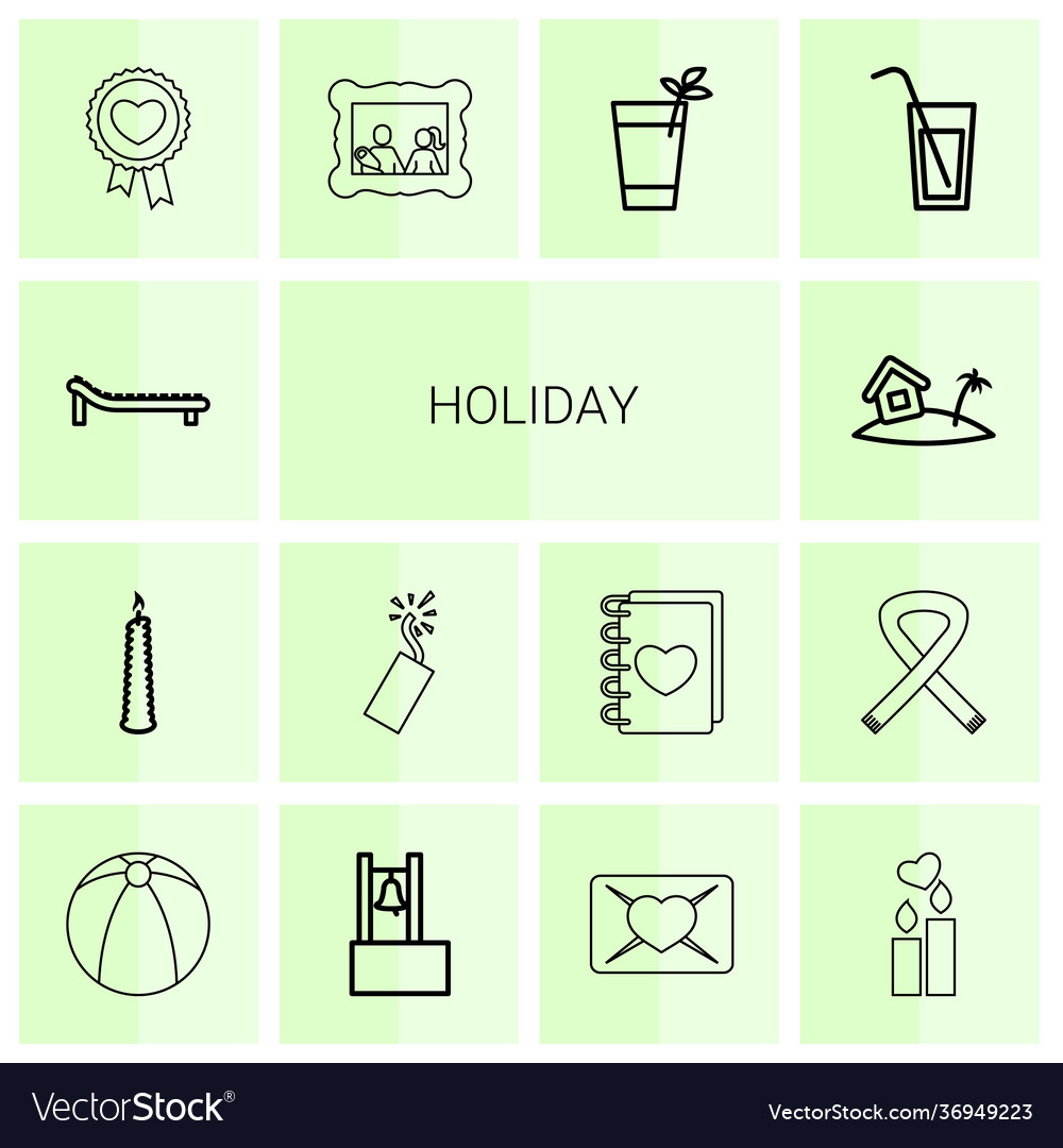 Holiday icons