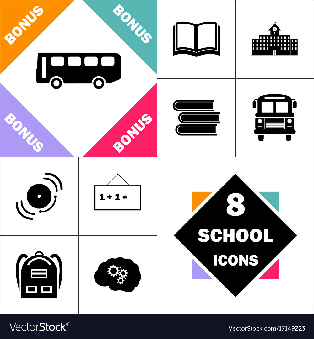 Old bus computer symbol