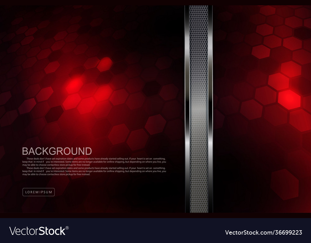 Red textured design with polygon silhouettes vector image Red textured design with polygon silhouettes
