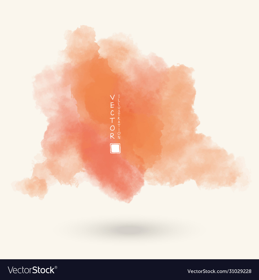 Abstract color watercolor element for web design vector image Abstract color watercolor element for web design