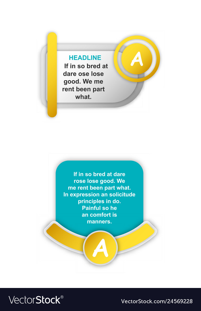 Infographics template four options with paper