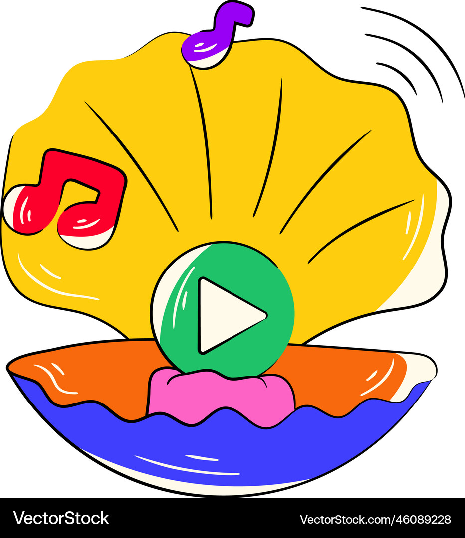 Seashell Royalty Free Vector Image - VectorStock