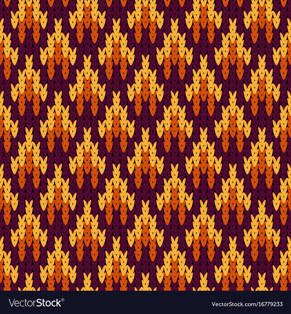 Abstract pattern with seamless knitted texture