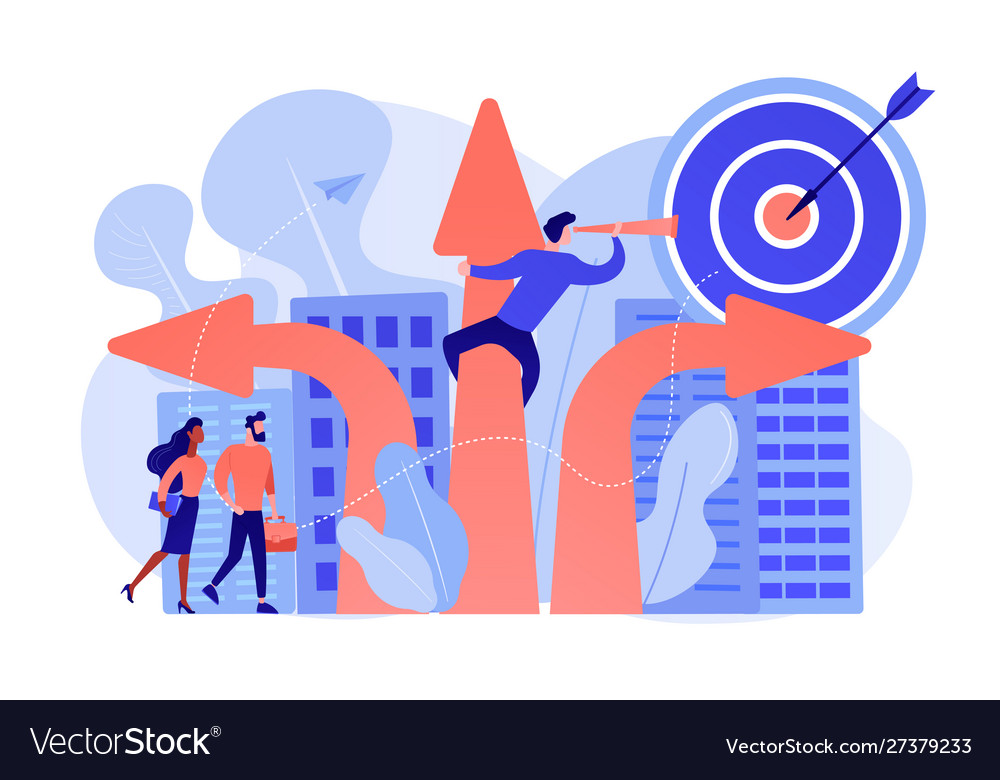 Career change concept Royalty Free Vector Image