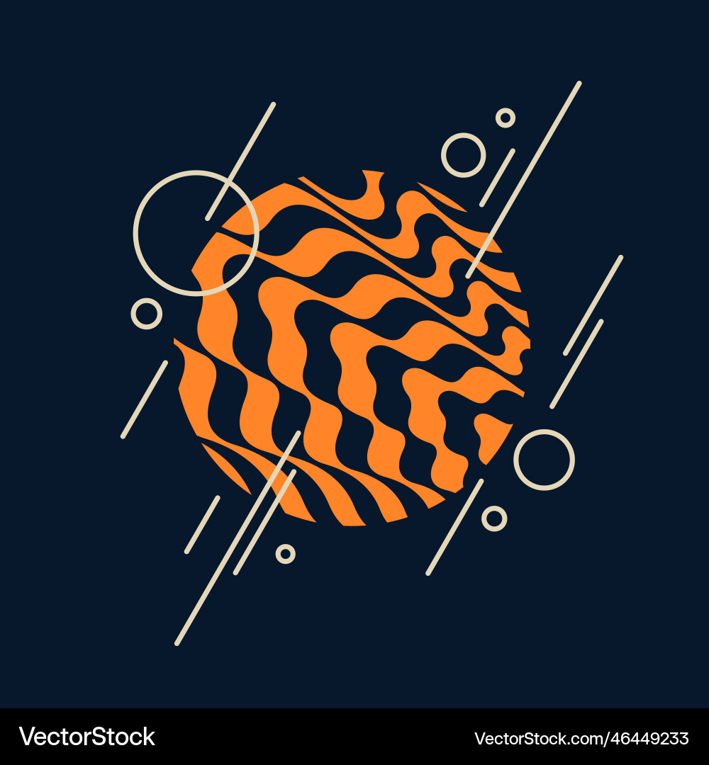 Modern background with abstract elements Vector Image