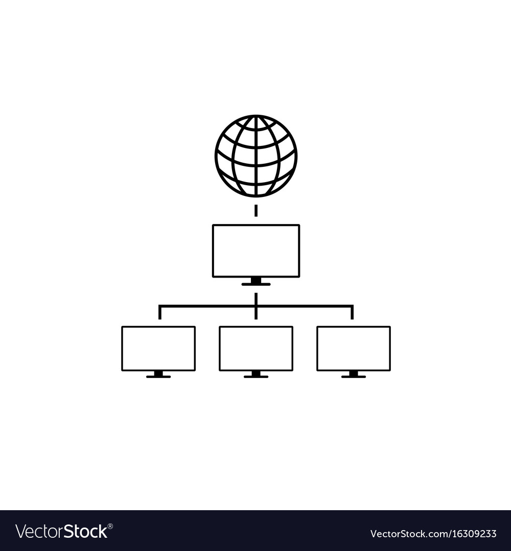 Networked computer with globe