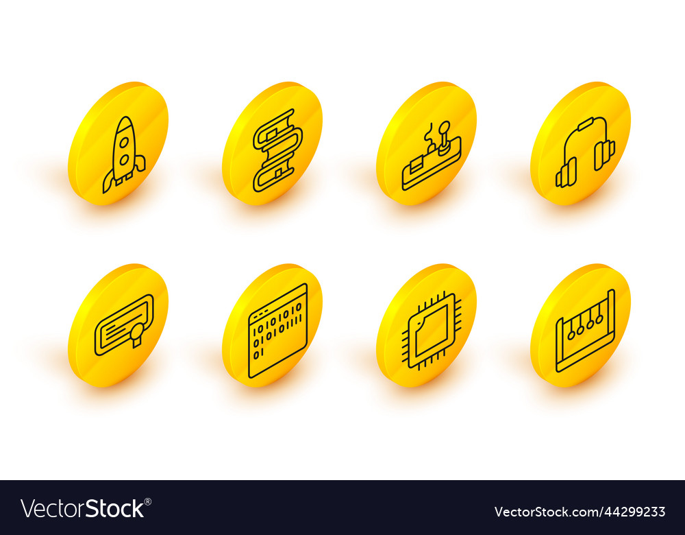 Set line pendulum processor with cpu binary code vector image Set line pendulum processor with cpu binary code