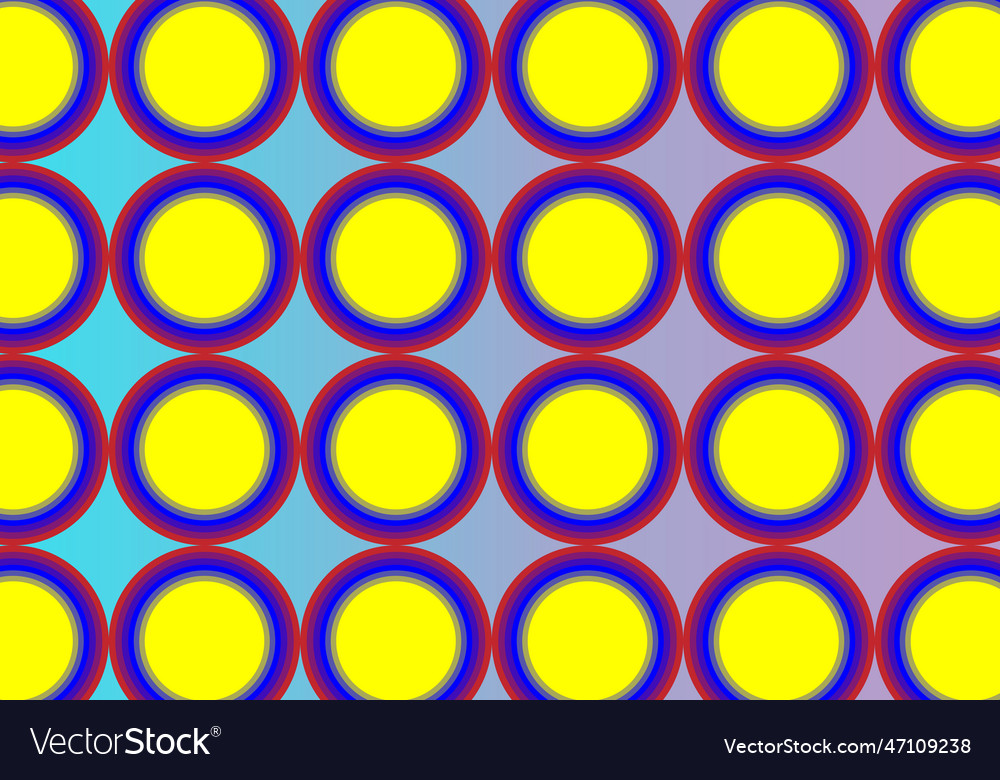 Abstract pattern circle repeat colorful on blue
