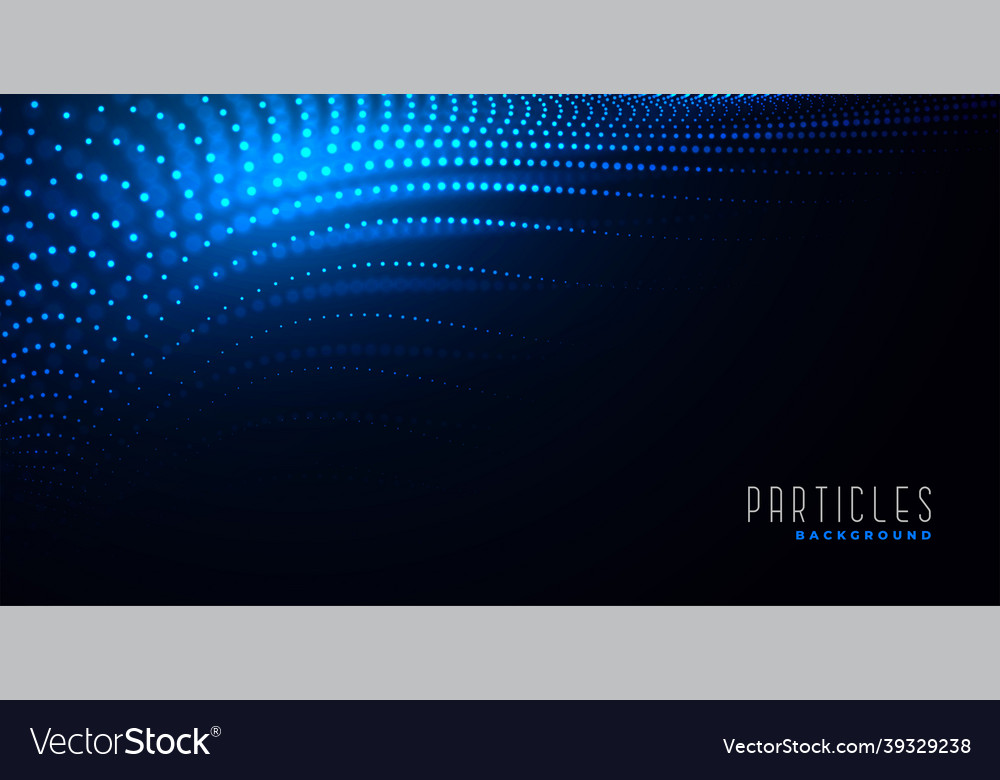 Digital particles dynamic background design