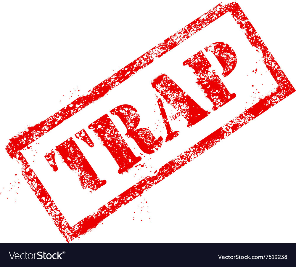 grunge-stamp-with-word-trap-deadfall-symbol-vector-image