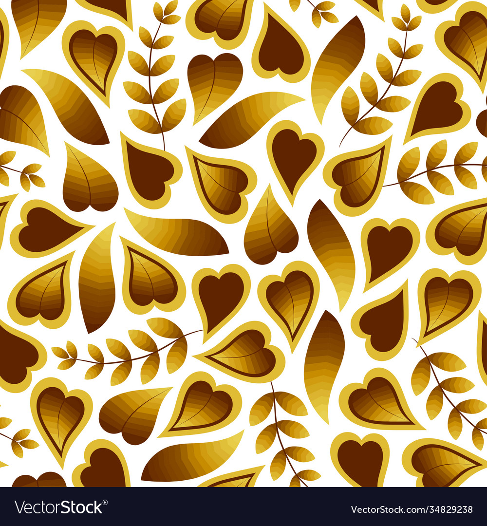 Leaf design seamless pattern image