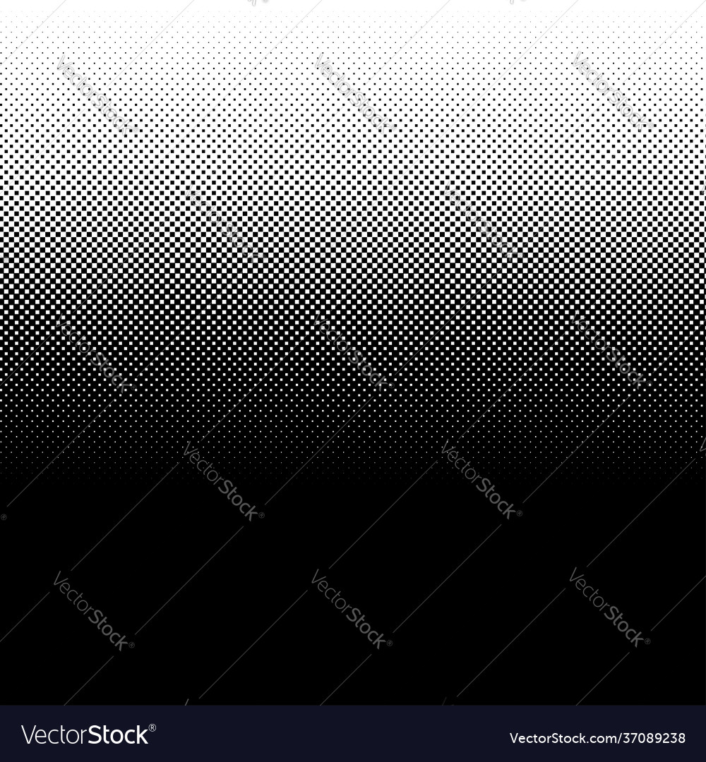 Linear square halftone screentone element squares