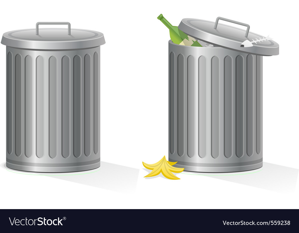 Refuse Bins - Empty and Full