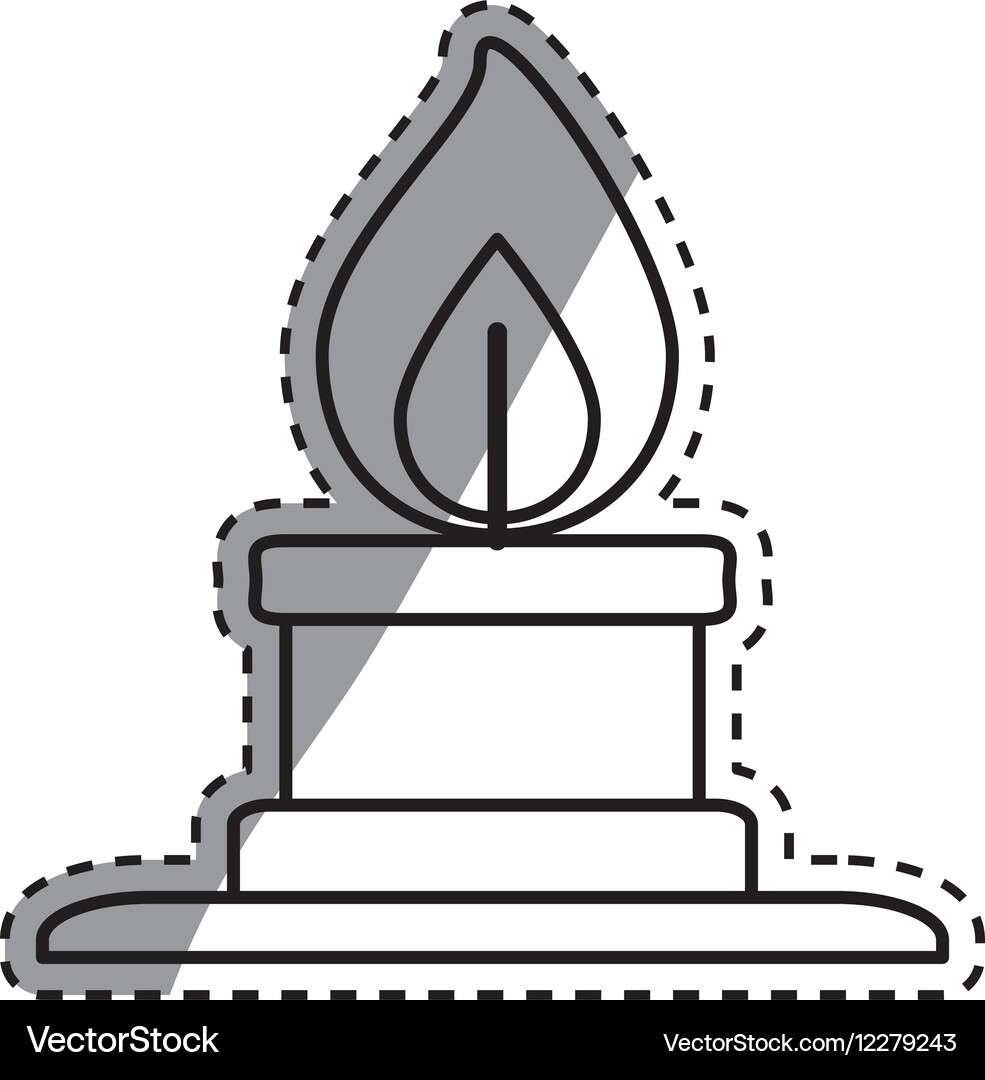 Bunsen burner flame Royalty Free Vector Image - VectorStock