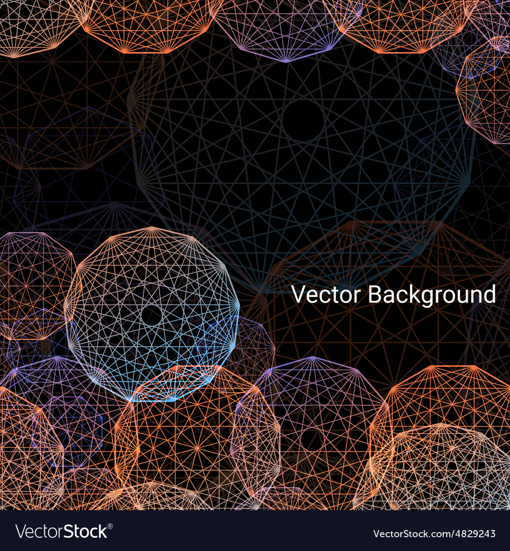 Concentric colored circles background