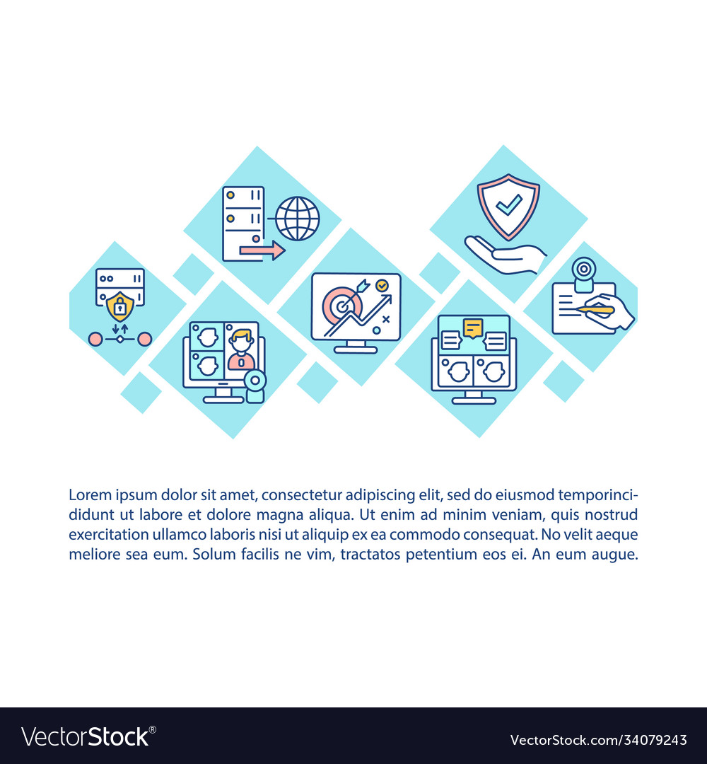 Project management software concept icon with text