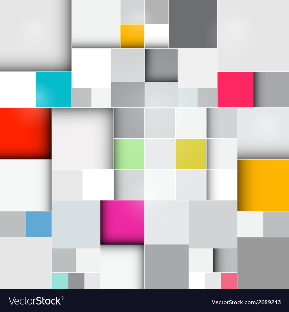 Retro square background