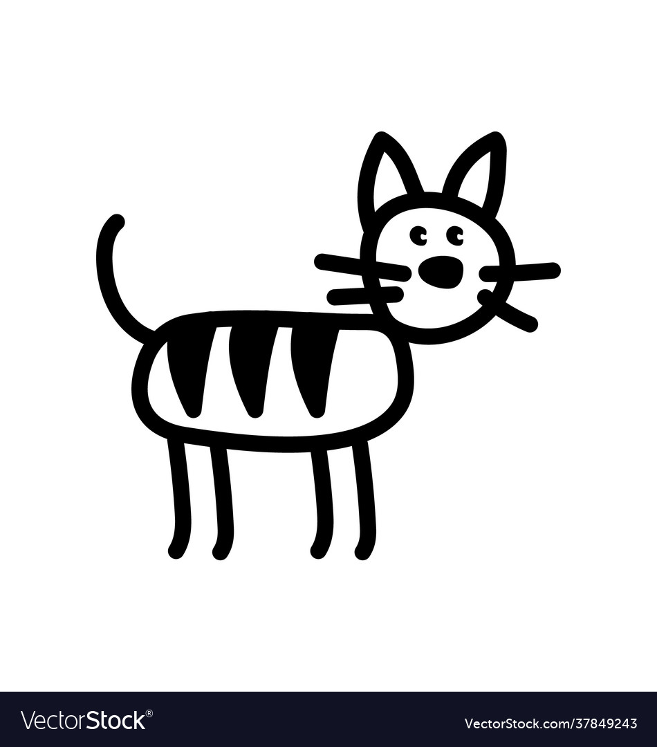 How To Draw A Cat Easy Kids Drawing Guide  Bright Star Kids