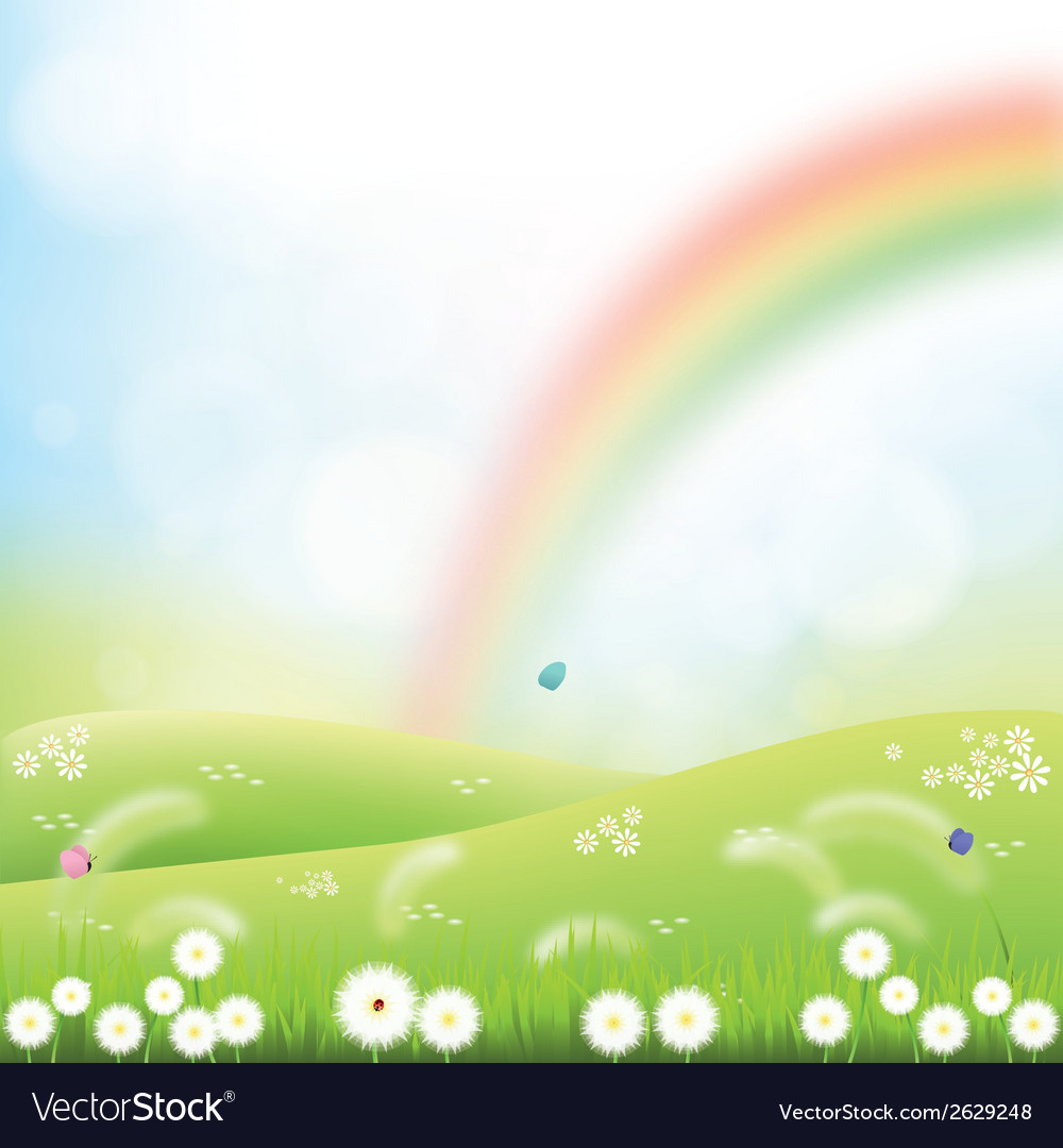 Abstract spring background with some special