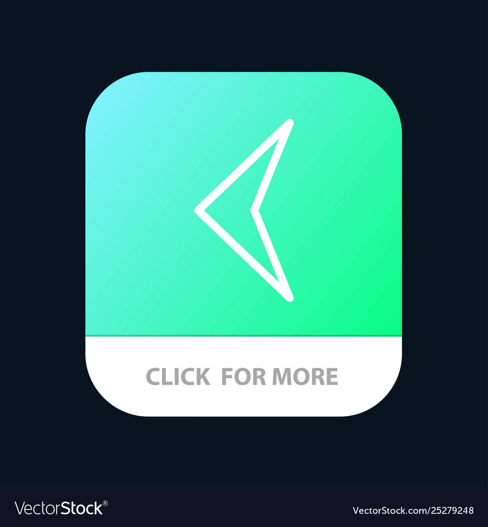Back Arrow Mobile Button