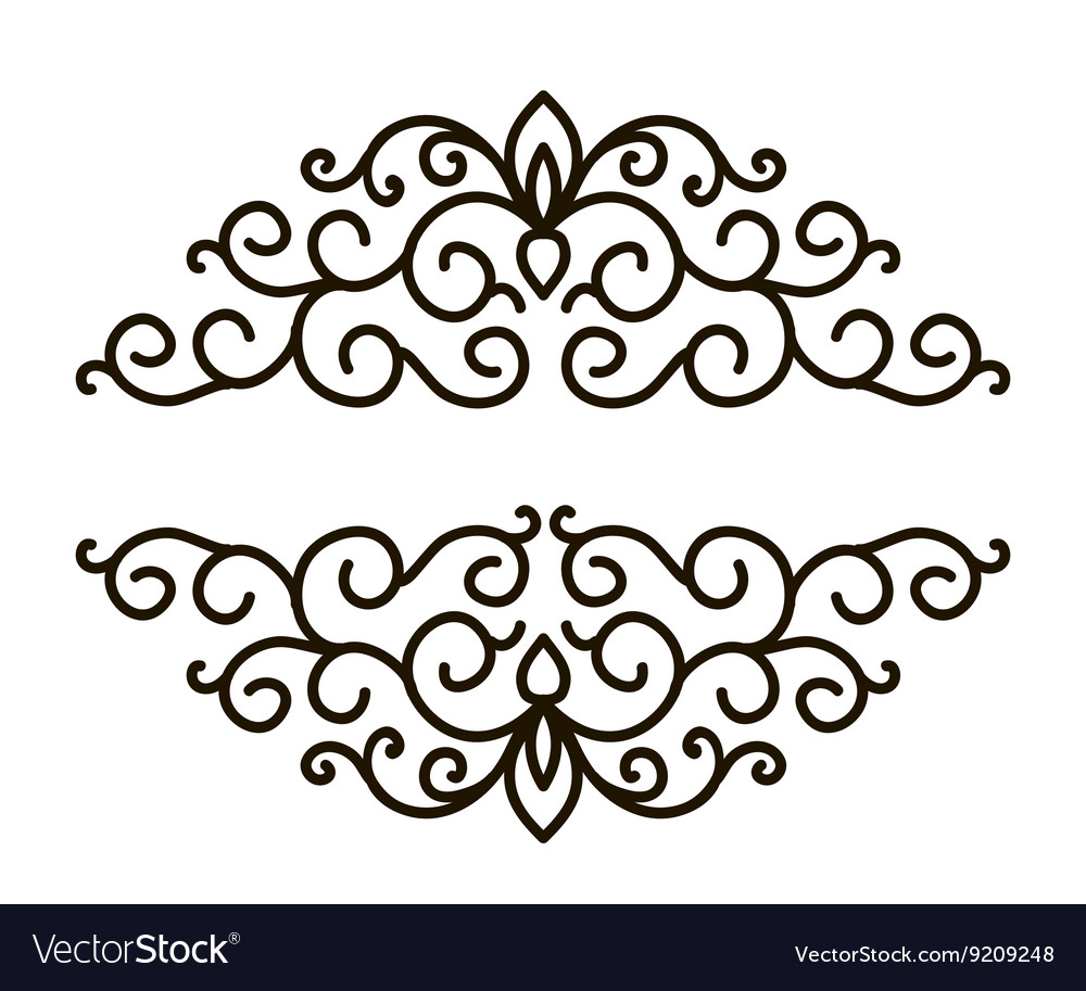 Frame with decorative elements
