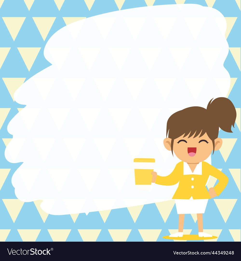 Instructor drawing pointing stick on empty Vector Image Instructor drawing pointing stick on empty