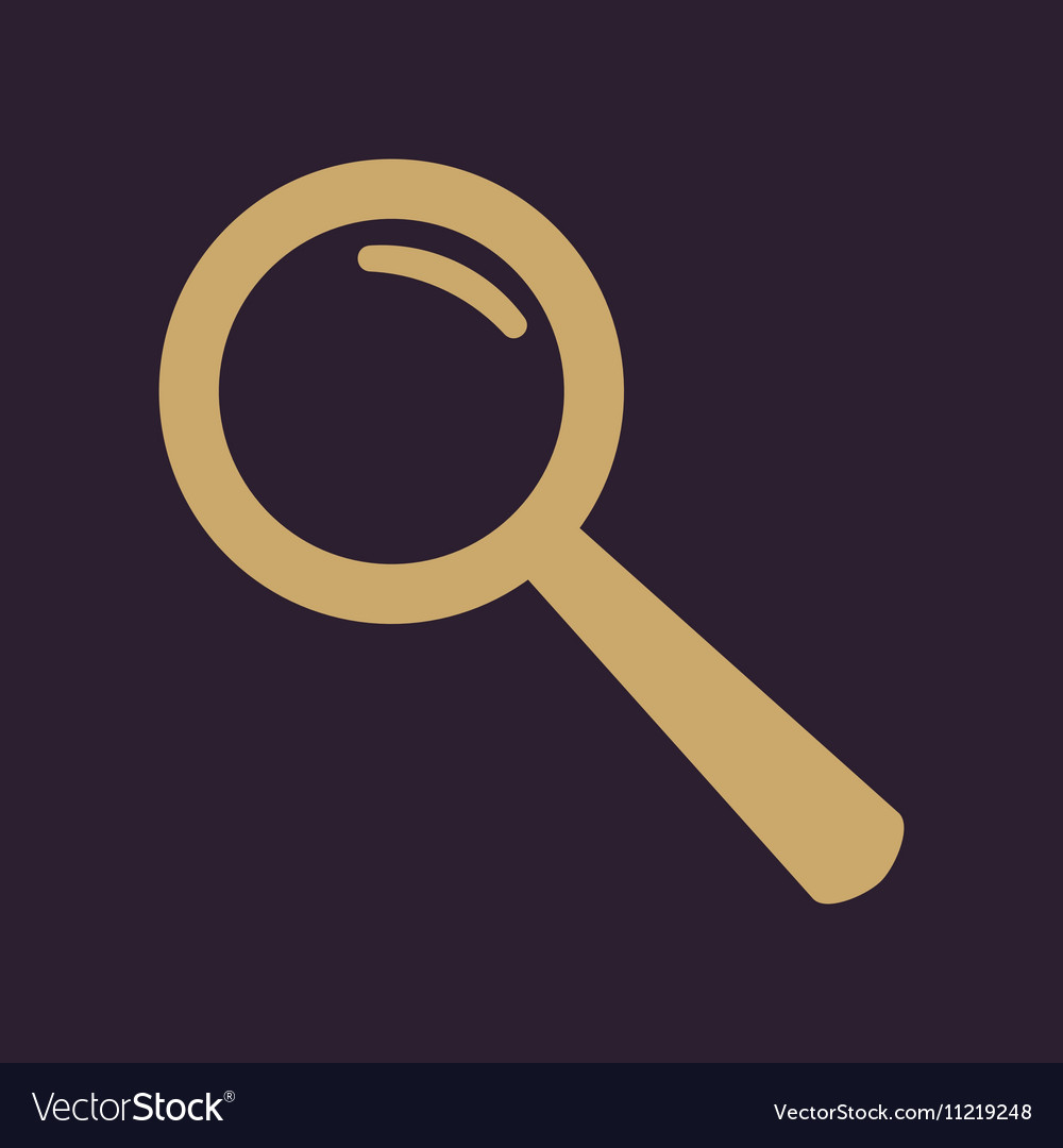 Magnifier glass search icons