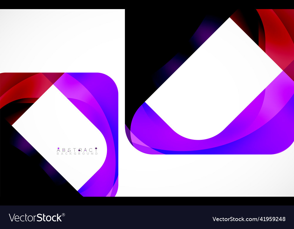 Minimal background abstract square shape vector image Minimal background abstract square shape