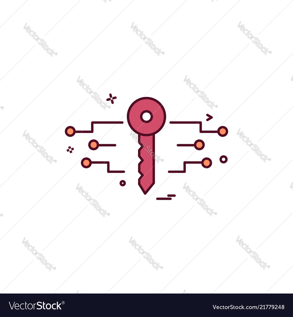 Password and security icon design Vector Image Password and security icon design