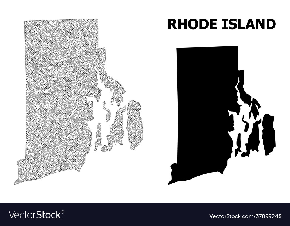 Polygonal wire frame mesh high resolution vector image Polygonal wire frame mesh high resolution