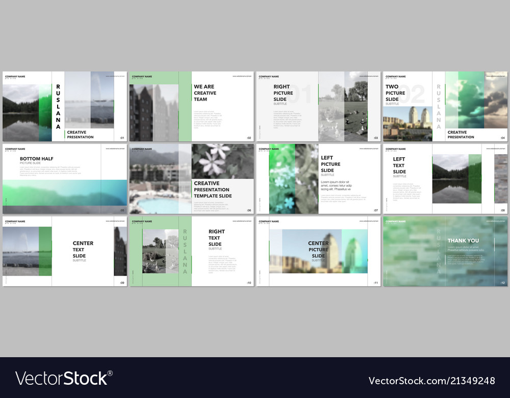 travel concept presentations design portfolio vector image