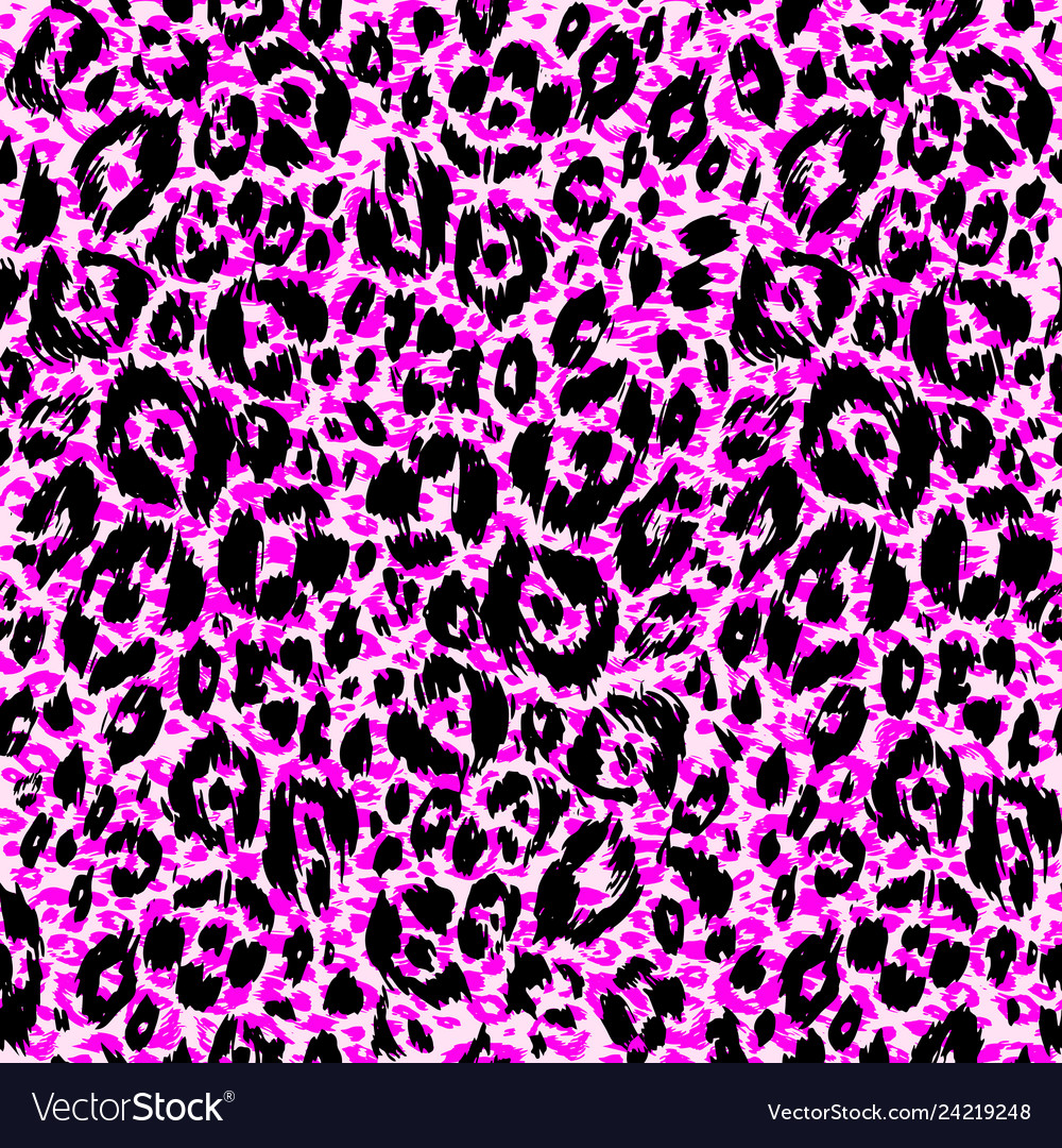 Trendy Leopard Print Background