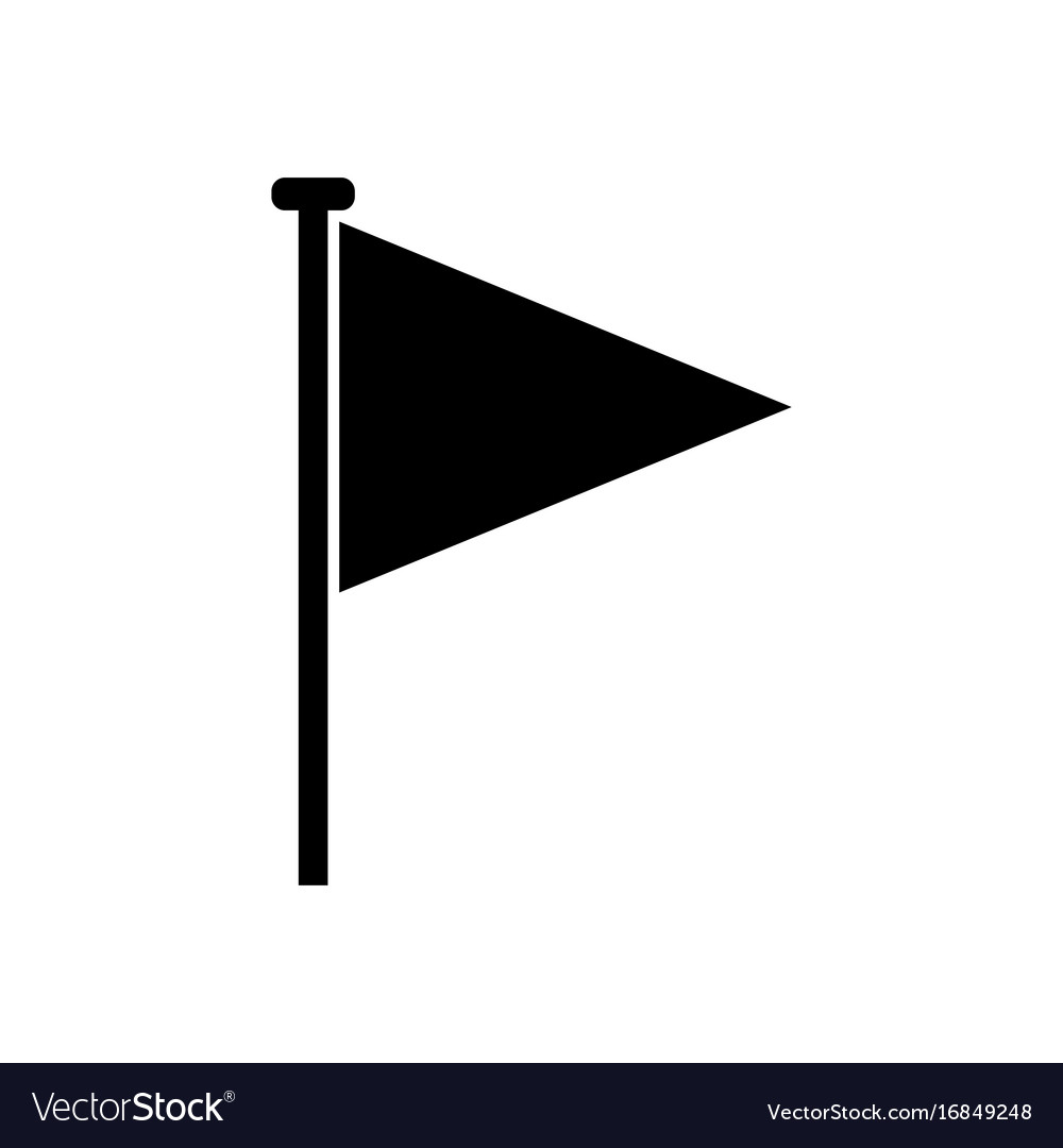 black triangle flag