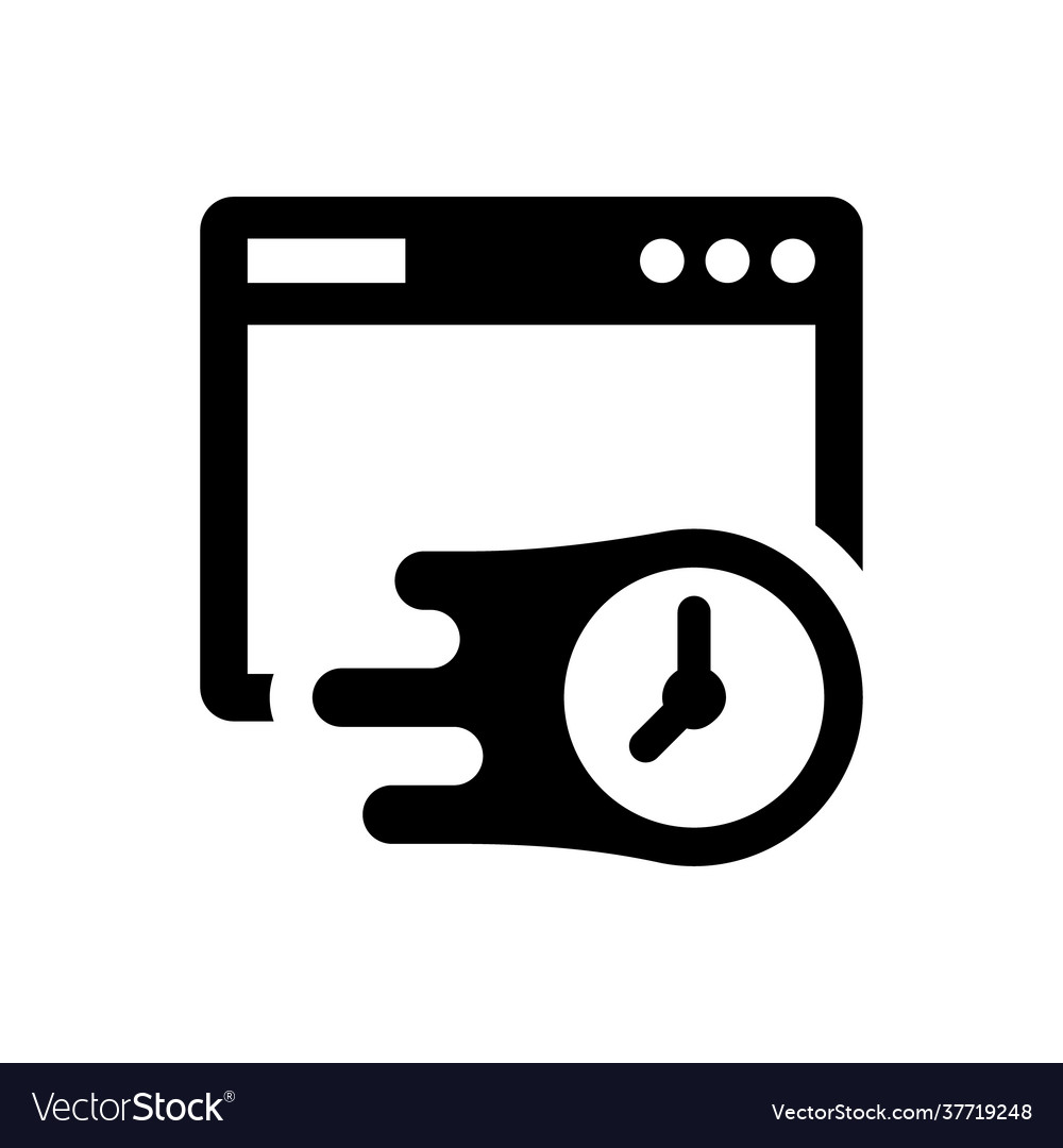 Web response time icon