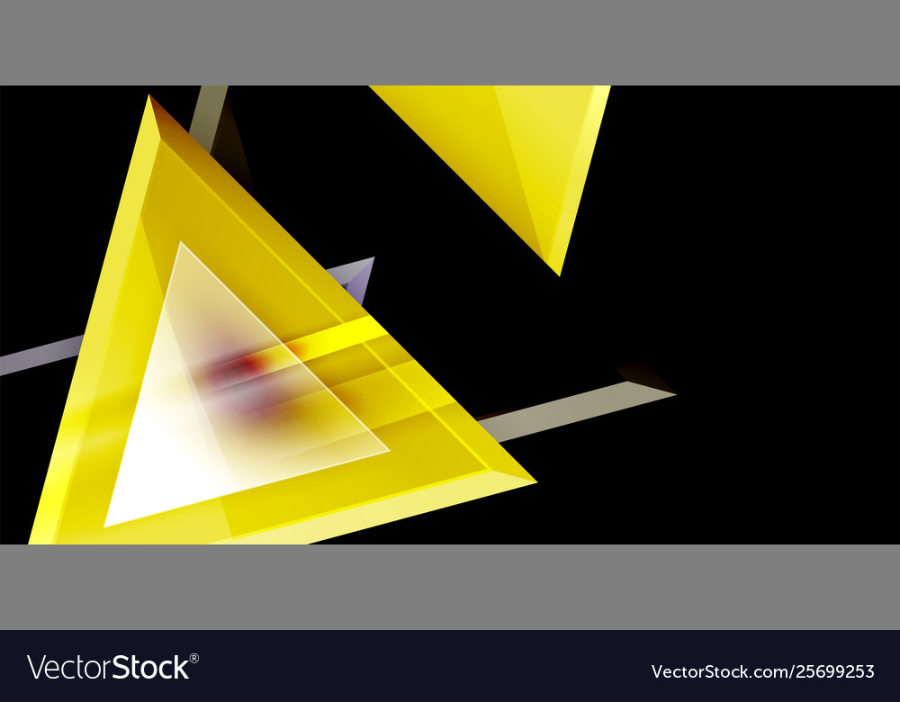 3d triangular minimal abstract background Vector Image 3d triangular minimal abstract background