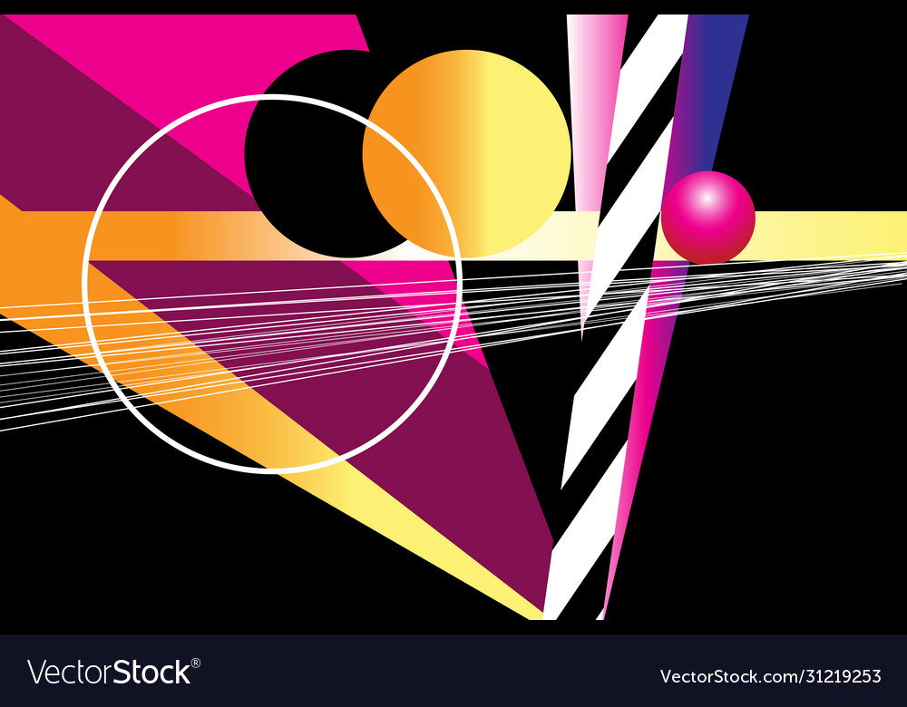 Abstract background with different