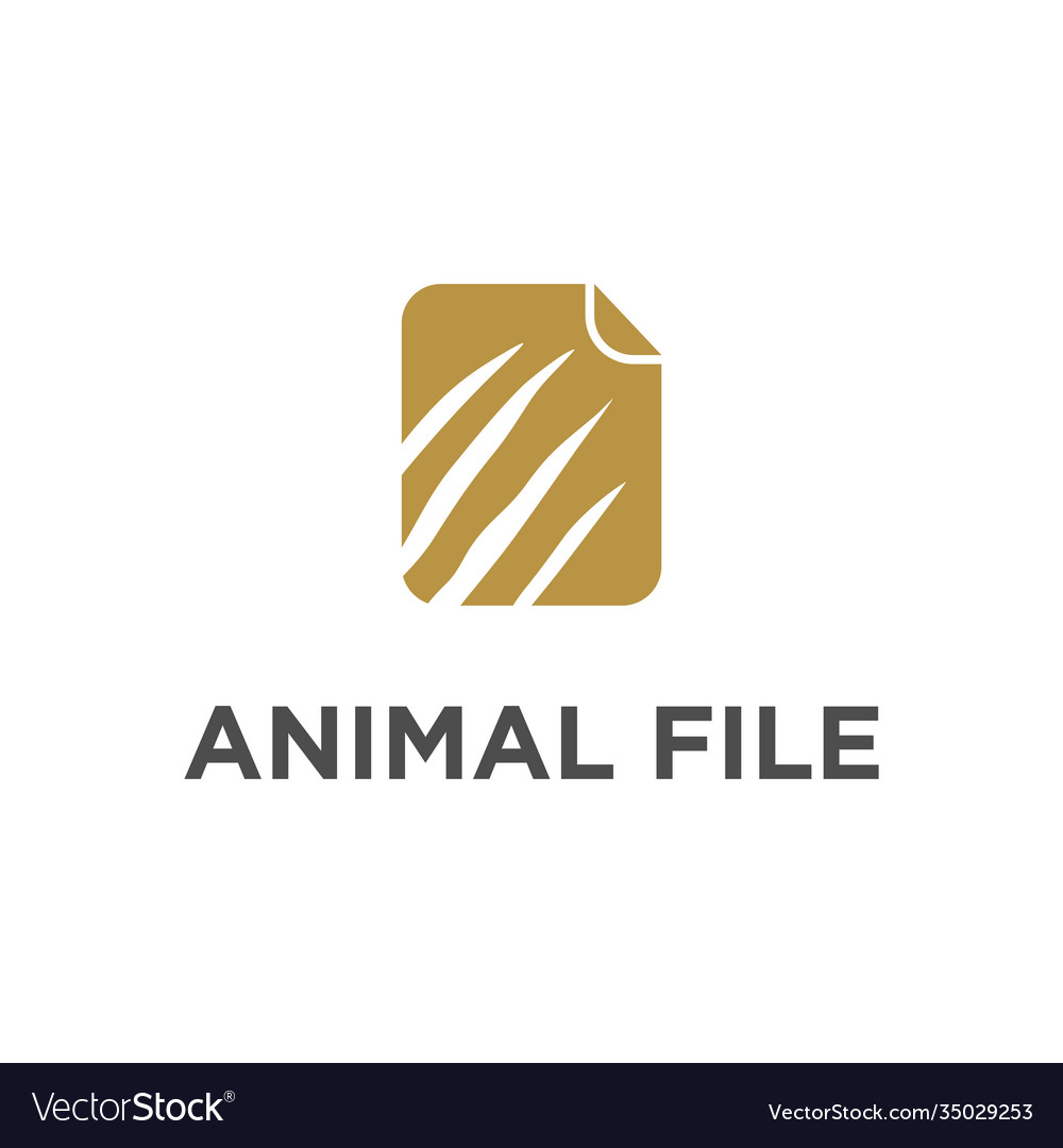 Animal file data document folder storage claw