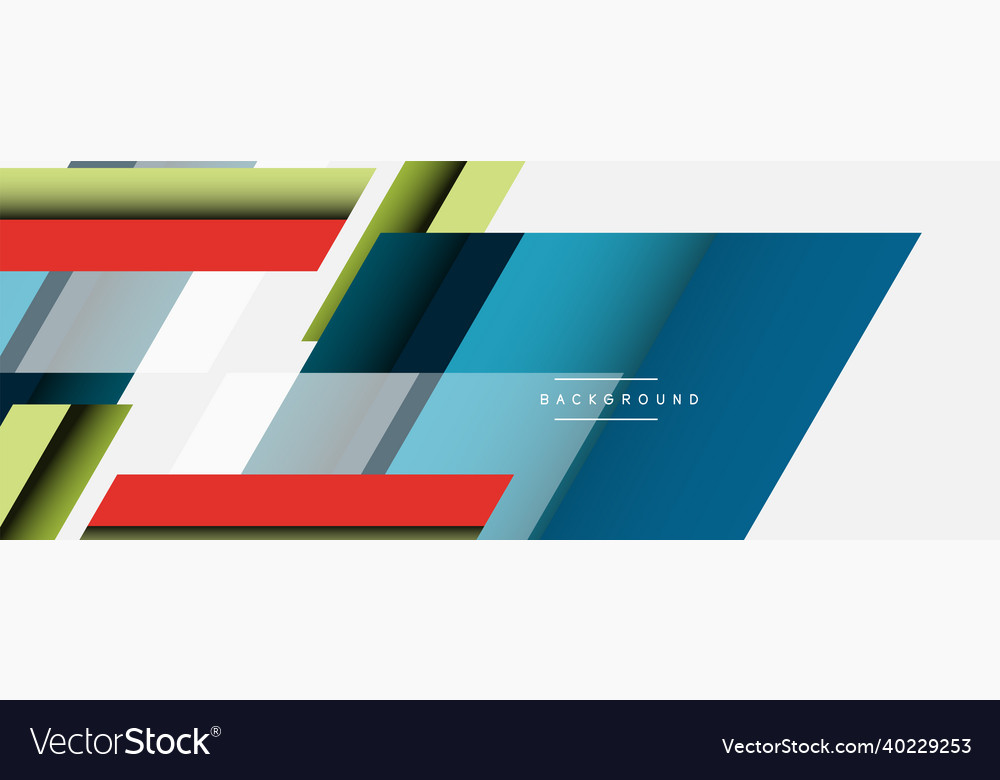 Background abstract overlapping color vector image Background abstract overlapping color