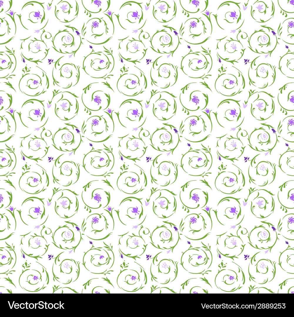 Floral seamless pattern background Royalty Free Vector Image