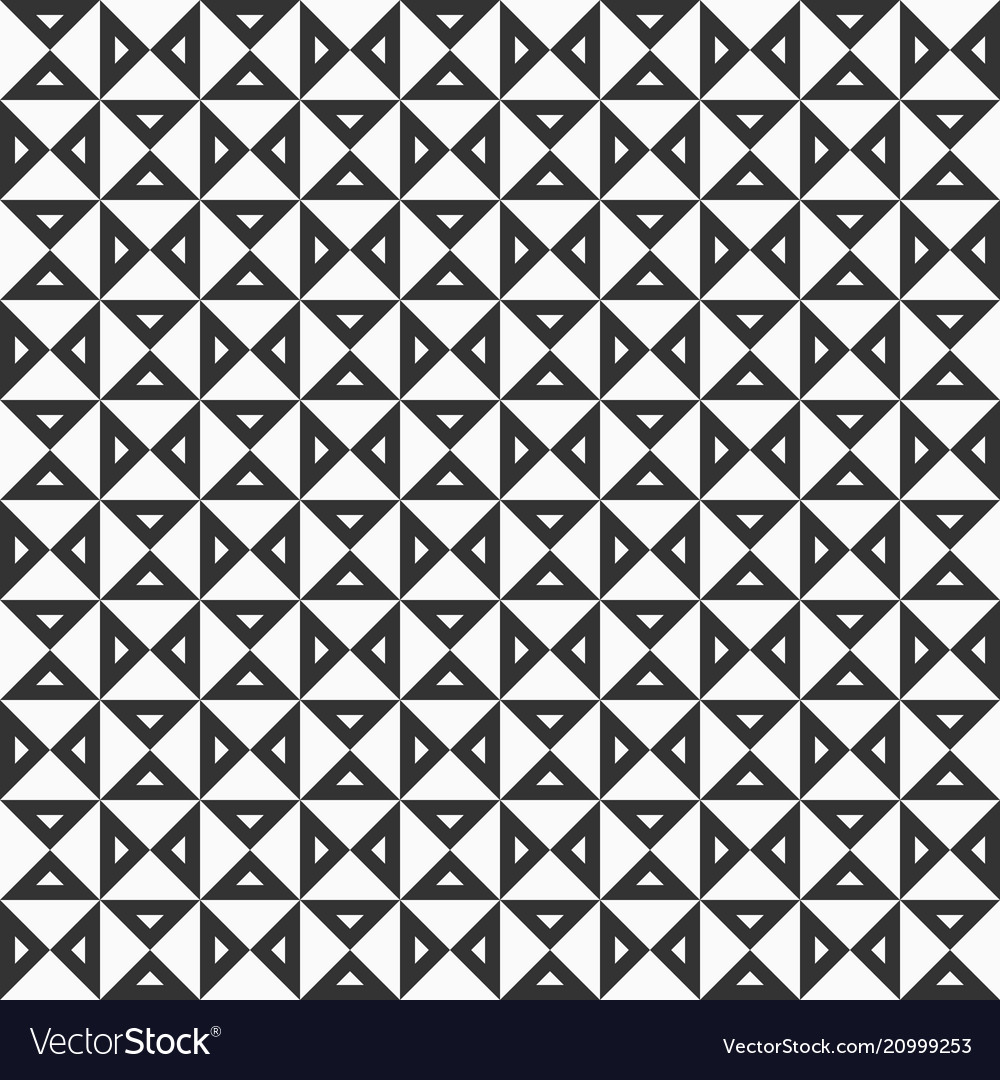 Geometric pattern with triangular elements