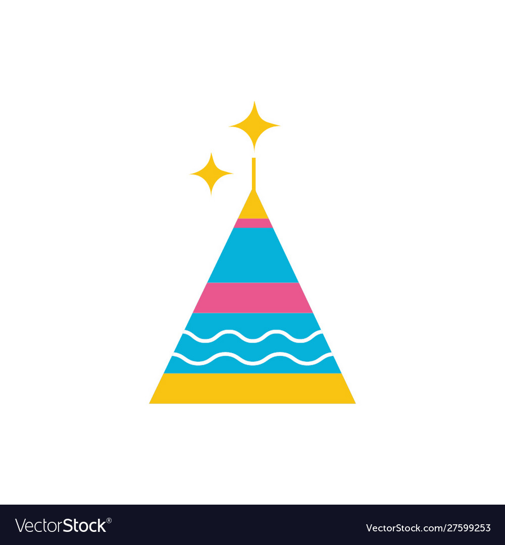 Happy diwali triangle fireworks icons