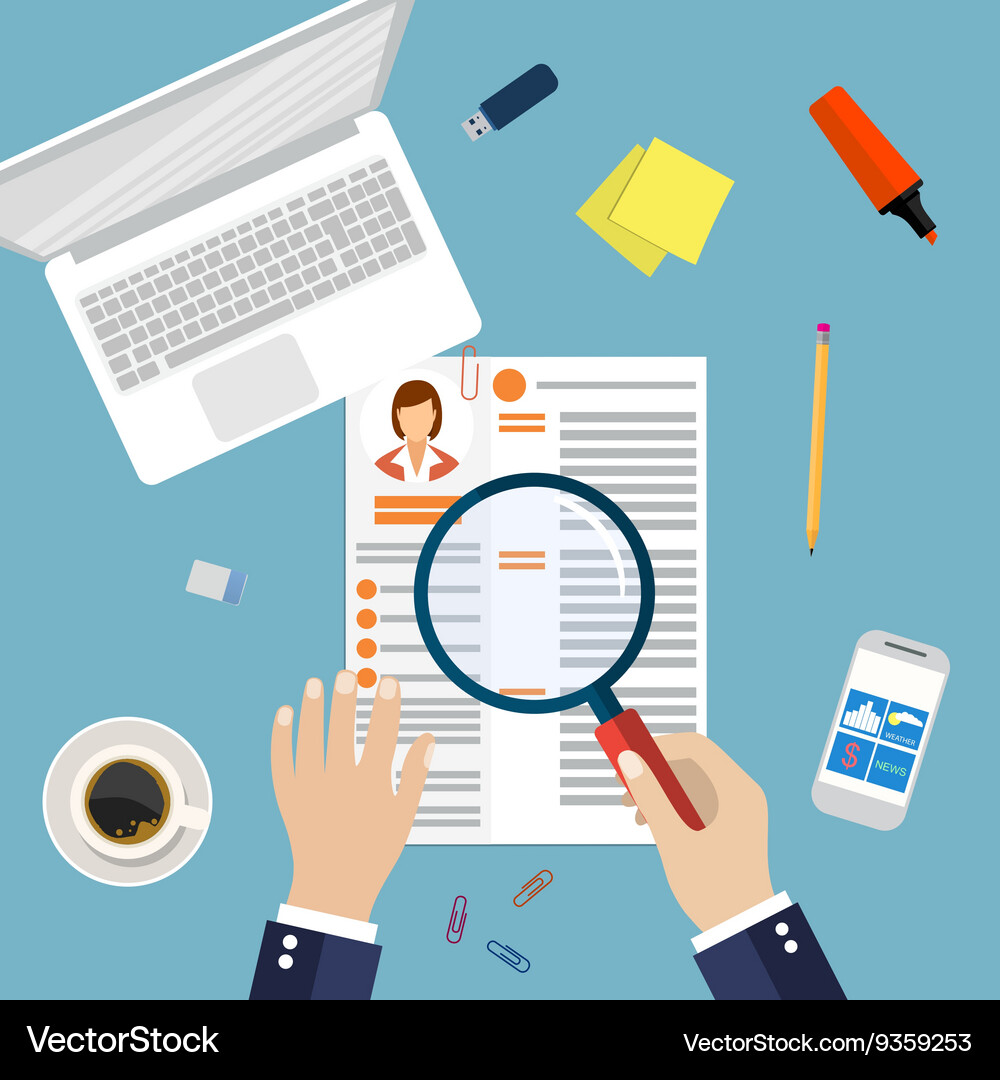 Human resources management concept Royalty Free Vector Image