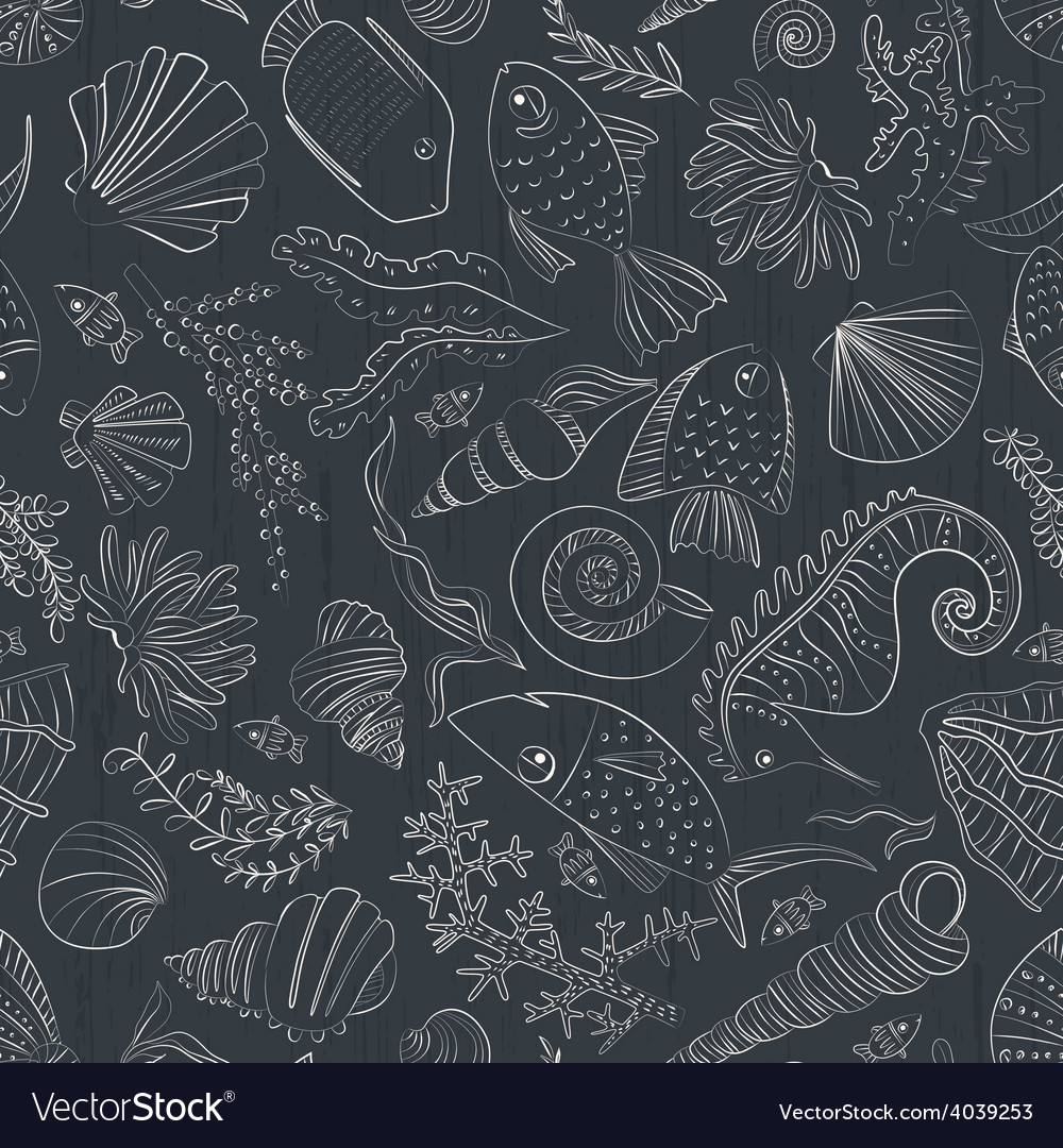 Ocean Seashell Pattern
