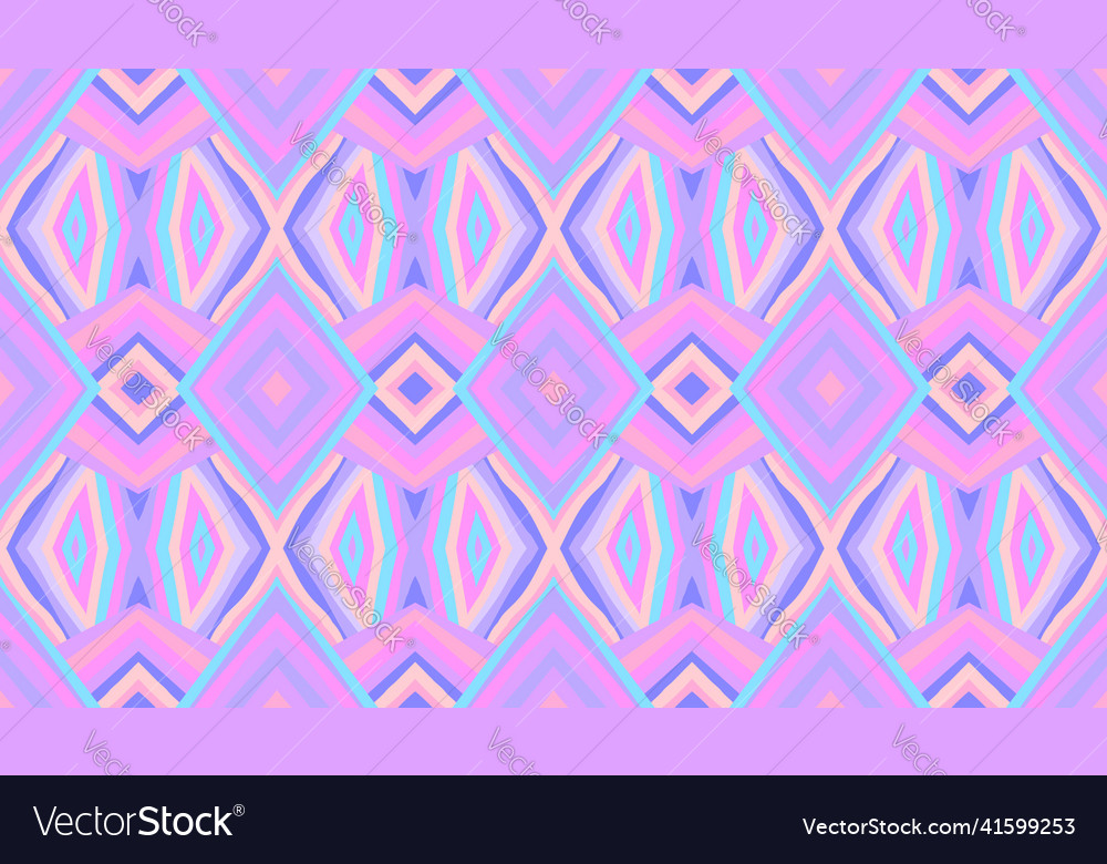Seamless abstract geometric pattern with light