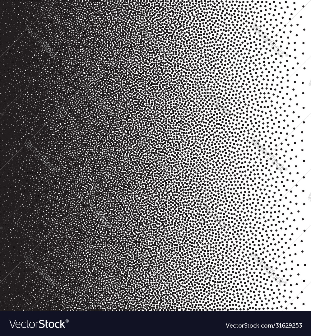 Stochastic raster halftone gradient print vector image Stochastic raster halftone gradient print